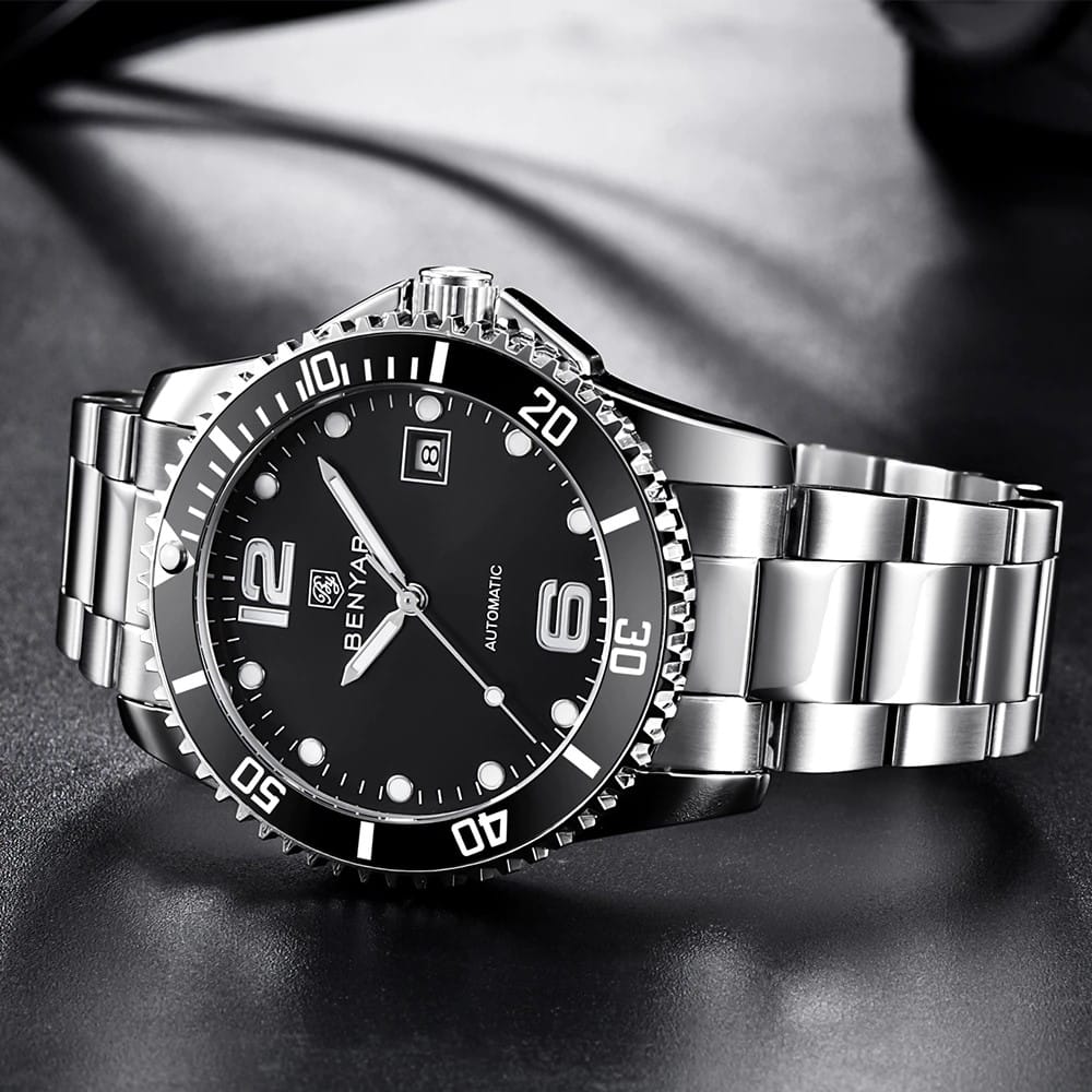BENYAR 2021 New Mechanical Wristwatch Stainless Steel Waterproof Luxury Watches Casual Fashion Automatic Watch for Men 2