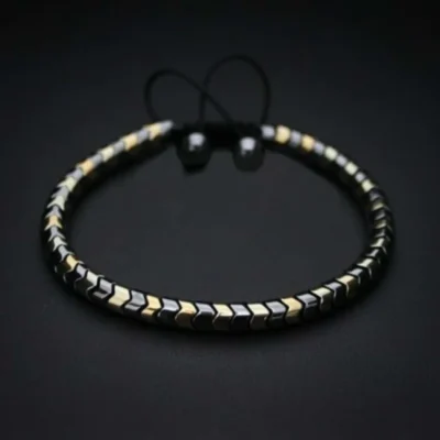 adjustable beaded braided classic fashion stone bracelet egbt142 gallery img 1