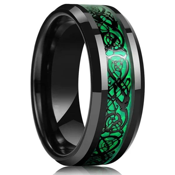 dragon pattern unisex ring egr018 gallery img 12