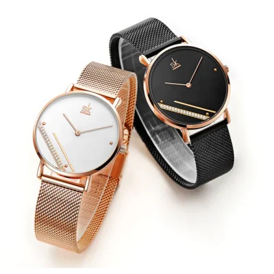 sk mesh stainless steel women watch k0106 featured img