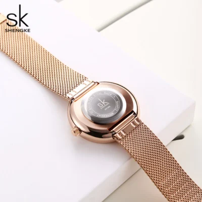 sk mesh stainless steel women watch k0126 gallery img 1