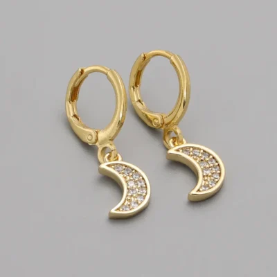 zircon moon women earrings featured img