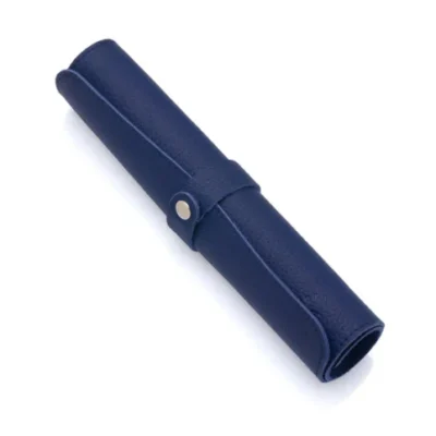 westpolo dizzy genuine leather mousepad – blue gallery img 1