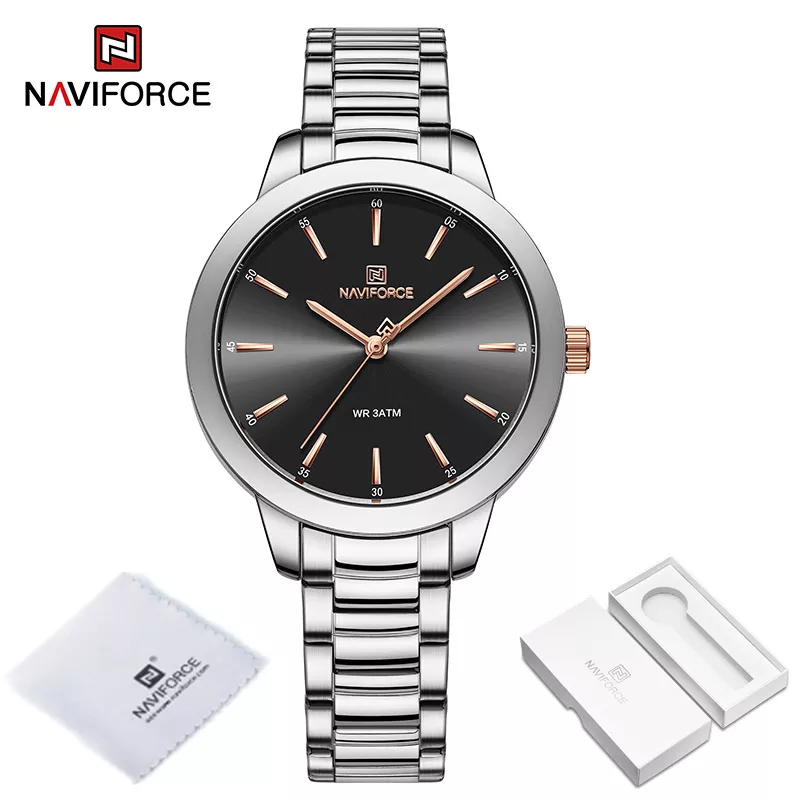 NAVIFORCE Business Watches for Women Quartz Waterproof Clock Stainless Steel Strap Luxury Bracelet Wristwatches Relogio Feminino.jpg .jpg 1