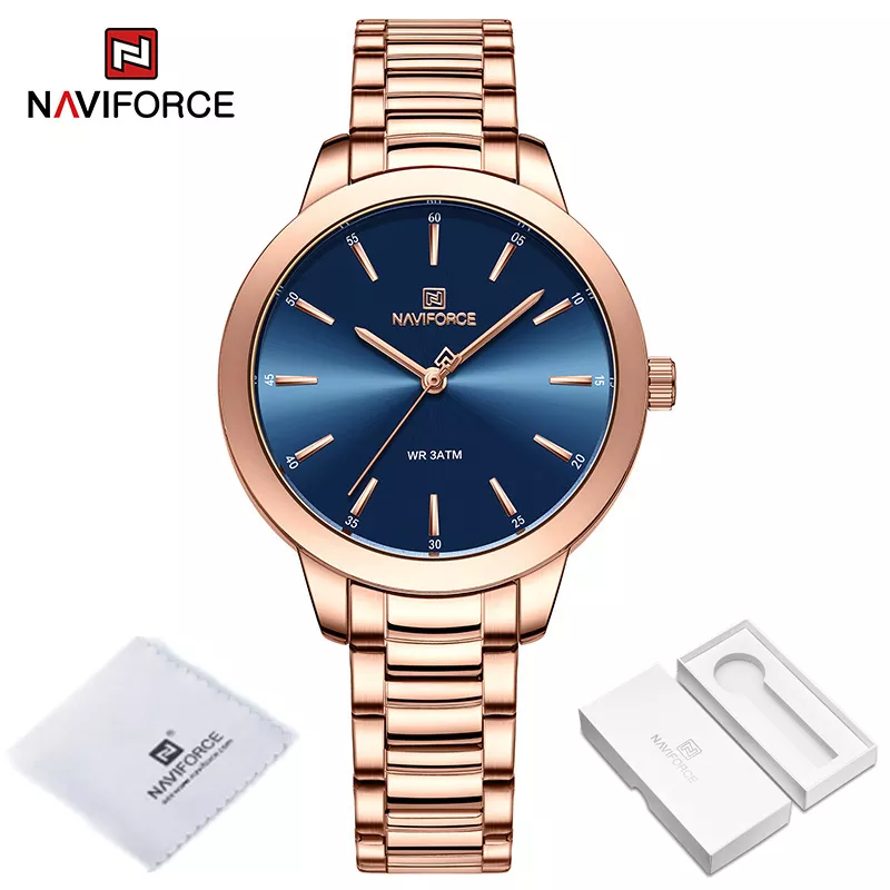 NAVIFORCE Business Watches for Women Quartz Waterproof Clock Stainless Steel Strap Luxury Bracelet Wristwatches Relogio Feminino.jpg .jpg 3