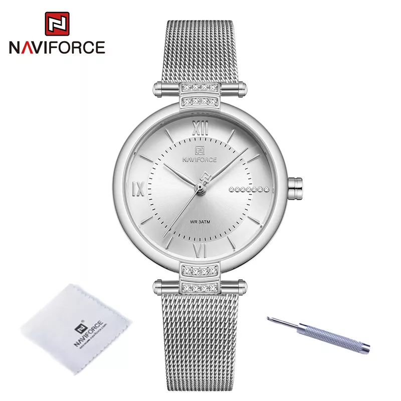 NAVIFORCE New Simple Watches For Women Luxury Brand Ladies Wrist watch Fashion Elegant Bracelet Waterproof Steel.jpg 3 1
