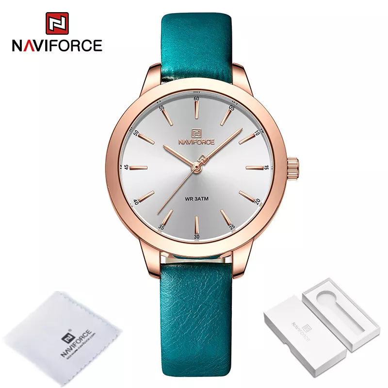 NAVIFORCE Top Brand Watches for Ladies Casual Fashion Original Genuine Leather Strap Women s Wristwatches Waterproof.jpg.jpg