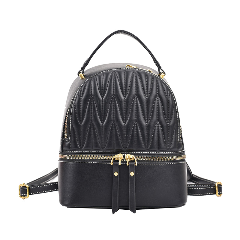 High Quality New School Bags for Teenager Girls Shoulder Bag Designer Pu Leather Women Small Packpacks