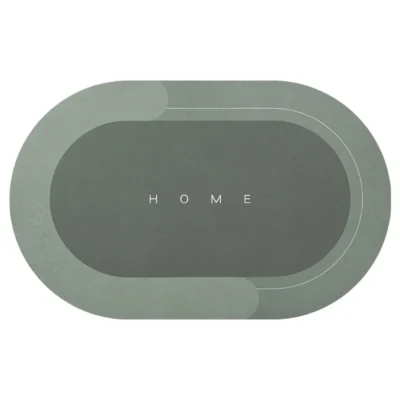 (50*80cm) Bath / Kitchen Entrance Waterproof Oval Mat (EGM016)