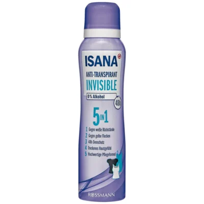 Isana Anti-perspirant Deodorant Invisible 5in1 150 ml