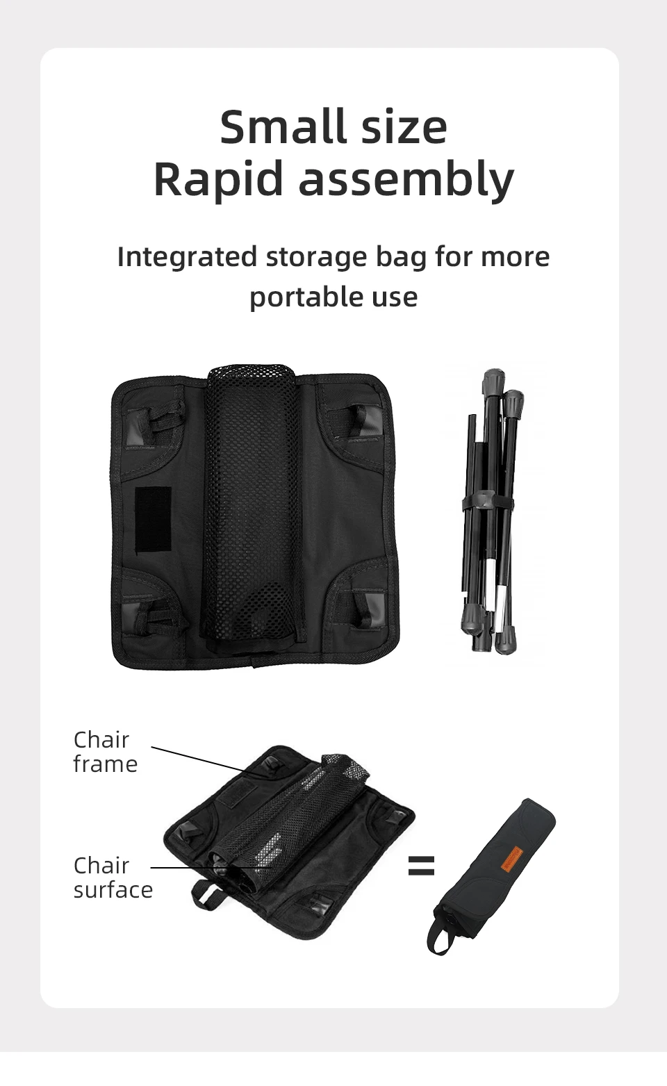 PACOONE Portable Folding Camping Stool – Ultralight Aluminum Alloy Chair for Fishing, Picnics, and Outdoor Use - Image 10