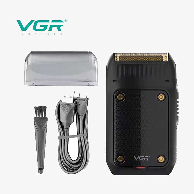 VGR Shaver Professional Razor – Electric Shaving Machine, Portable Beard Trimmer, Rechargeable Mini Shaver for Men V-353