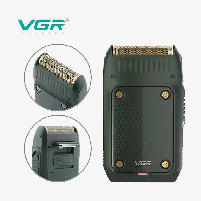 VGR Shaver Professional Razor – Electric Shaving Machine, Portable Beard Trimmer, Rechargeable Mini Shaver for Men V-353