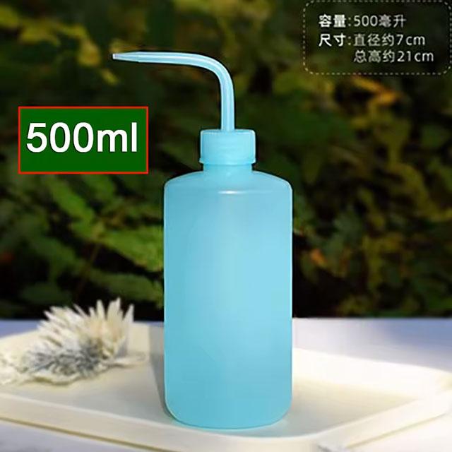 1PC 500ml Transparent Watering Pot β Long Curved Spout, Versatile Spray Bottle & Liquid Container for Plants & More