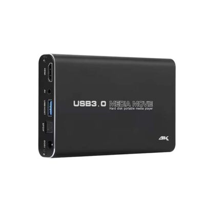 4K USB 3.0 HDD Media Player – Full HD H.265 MKV AVI WMV Support | USB & SD Compatible