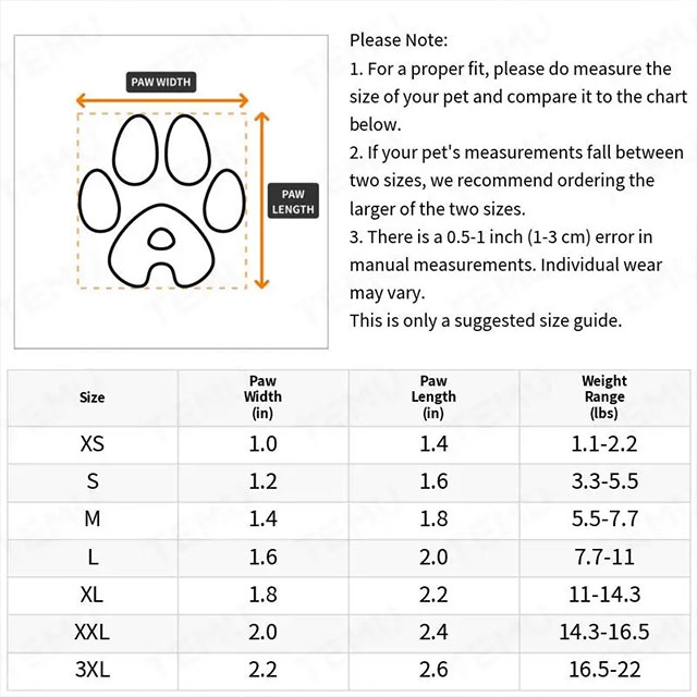 4PCS Water-Resistant Dog Shoes for Small Dogs β Protect Your Pet's Paws & Keep Them Dry | Non-Slip Puppy Boots, Ideal Christmas Gift - Image 6
