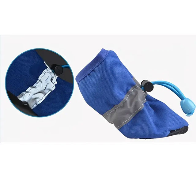 4PCS Water-Resistant Dog Shoes for Small Dogs β Protect Your Pet's Paws & Keep Them Dry | Non-Slip Puppy Boots, Ideal Christmas Gift - Image 4