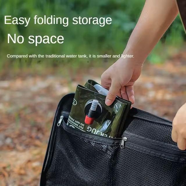 7.5L Collapsible Water Storage Bag – Large-Capacity, Portable PET Water Bag with Built-in Valve for Outdoor & Emergency Use