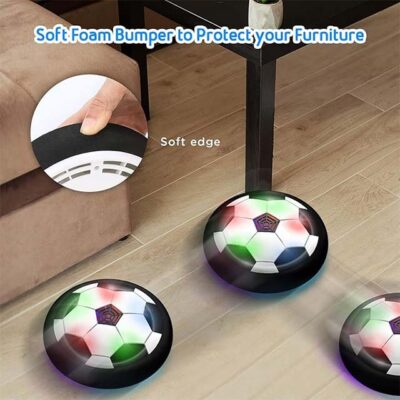 Air Power Disk Soccer Hover Ball with LED Light – Ultimate Indoor/Outdoor Hover Game for Kids & Adults