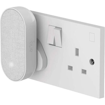 Arlo Smart Chime (AC1001) – Wi-Fi Connected Chime for Arlo Security Cameras with Siren & Silent Mode | Smart Home Security Accessory