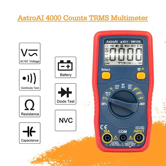 AstroAI DM130B Digital Multimeter