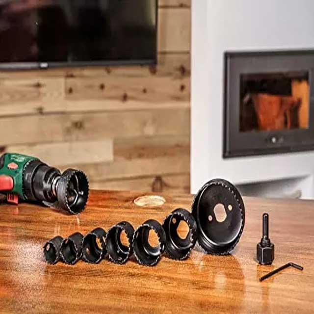 Bosch 11 Pcs Hole Cutter Set – Precision Multi-Material Cutting Tools for DIY & Professional Projects