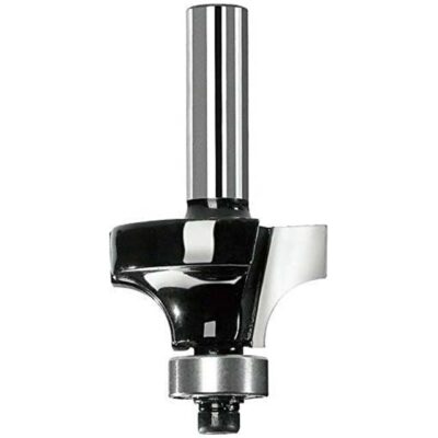 Bosch Rounding Router Bit 0V – Silver, 8 x 28.7 x 53 mm | Precision Woodworking Accessory (2608628341)