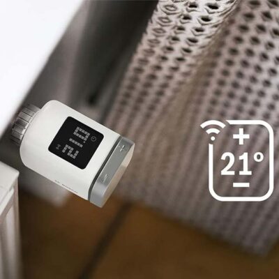 Bosch Smart Home Radiator Thermostat II - Smart Thermostat with App Control, Compatible with Amazon Alexa, Apple HomeKit & Google Home
