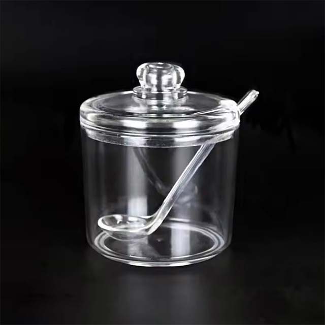 Clear Seasoning Jar with Spoon – Sealed, Leak-Proof & Dust-Proof Storage Bottle for Salt & Pepper