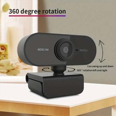 1080P Full HD Computer Network Camera- Microphone USB Plug PC Mac Laptop Desktop Live Video Call Work Mini Camera