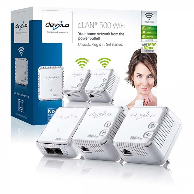 Devolo Powerline 500 Wi‑Fi Network Kit
