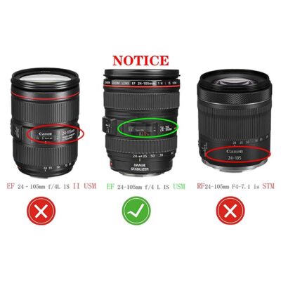 EW-83H Lens Hood for Canon EF 24-105mm f/4L IS USM (Not for IS II USM) - HUIPUXIANG 77mm Tulip Flower Digital Lens Hood, Black