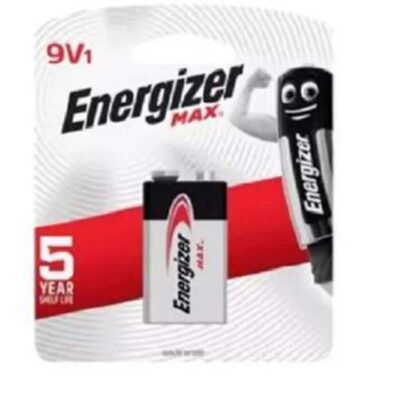 Energizer 9V Alkaline Battery - Long Lasting Power - Reliable Performance