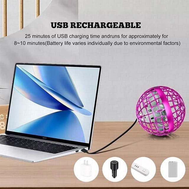 Flying Ball Toy - Hover Boomerang - Globe Shape Magic Controller Mini Drone