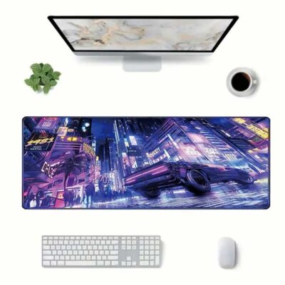 Futuristic Neon Cityscape