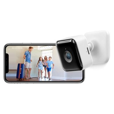 GNCC 1080P Indoor Security Dog Camera – Motion Detection, Two-Way Audio, Night Vision, Siren, Cloud & SD Card Storage – Works with Alexa & Google Home (2.4G WiFi, C2)