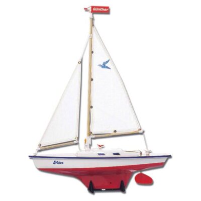 GUNTHER Move Sailing Boat | Adjustable Sails & Rudder | High-Quality & Seaworthy | 39cm Length | Perfect for Water Adventures