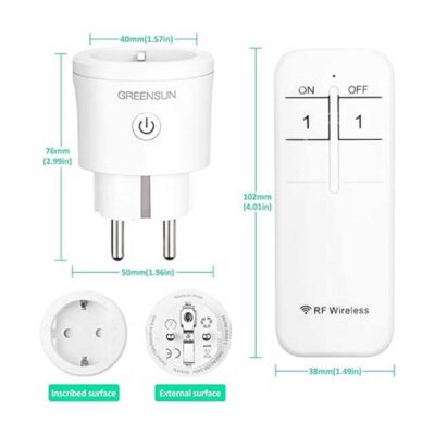 GreenSun Radio Sockets with Remote Control