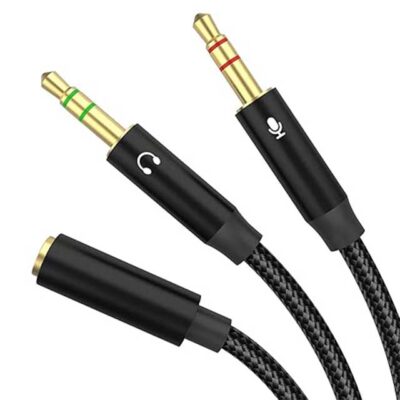 Headphone Splitter Mic Cable