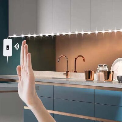 LED Under Cabinet Light- USB Powered Motion Sensor Dimmer- Cabinet Closet Kitchen Wardrobe Counter Bedroom Lighting