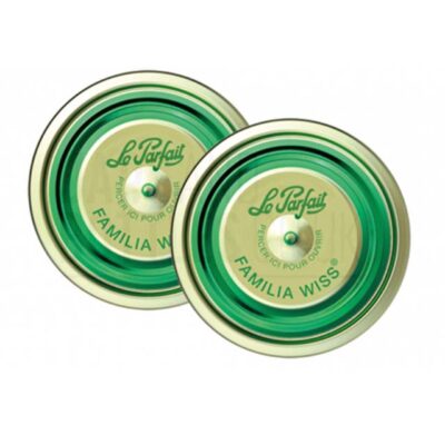 Le Parfait Familia Wiss Sealing Caps - Green (100mm) - Pack of 12