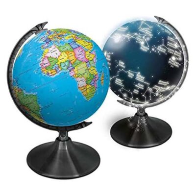 Lisciani Giochi Genius World Map with Constellations – Illuminated Celestial Design & Educational Decor (Model 83862)