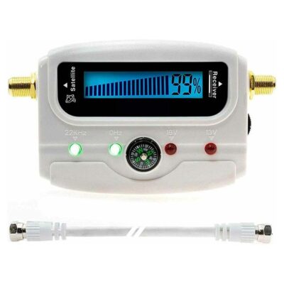 Multibox MB-2013 Digital Satellite Finder - Antenna Cable & Connector Included for Easy Satellite Alignment