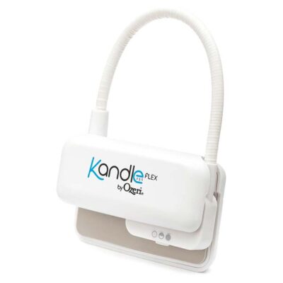 Ozeri Kafa LED Reading Light - Compact Clip-On Book Light for Books & eReaders, White