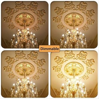 Phoenix E14 LED Candle Bulbs - 4W (40W Equivalent), Warm White 2700K, 400lm - Energy-Efficient, Pack of 6