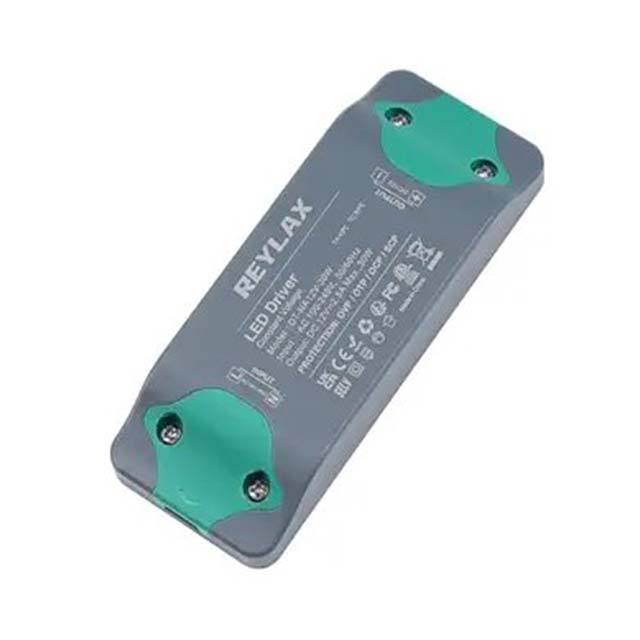 REYLAX 12V 30W LED Driver Power Supply - Slim AC to DC 12V Constant Voltage Adapter, 100/240V Input, 2.5A for LED Strip Lights and Low Voltage LED Transformers