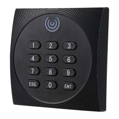 LCMDFZ Waterproof RFID Card Reader - Multi-Functional ID & Password Keypad for Banks & Public Buildings