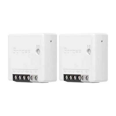 SONOFF ZBMINI ZigBee MINI Smart Switch, 2-Way Light Switch, Compatible with Alexa, SmartThings Hub, Philips Hue Bridge, Google Home, SONOFF ZBBridge, ZigBee 3.0 Gateway Hub Required, 10A/2200W