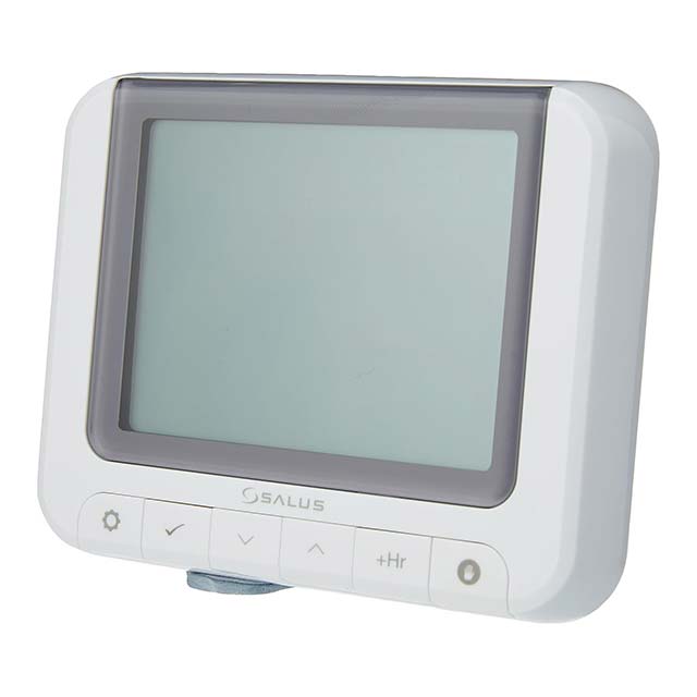 Salus Controls RT520RF Wireless Thermostat - Boiler Plus Compliant Digital & Electronic Room Thermostat - White