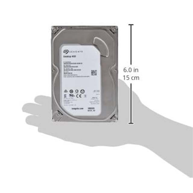Seagate 1TB Desktop HDD SATA 6Gb/s 64MB Cache 3.5-Inch Internal Bare Drive (ST1000DM003)